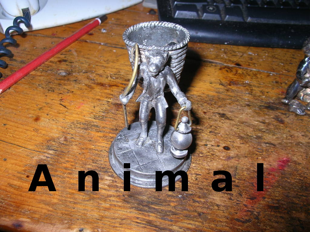 Animal figural toothpick holders